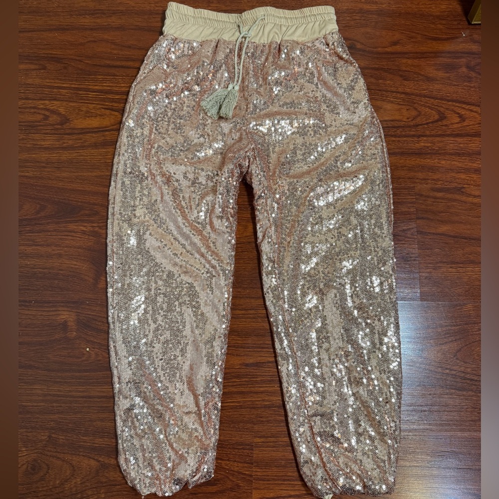 Sparkling Sequin Joggers for Kids